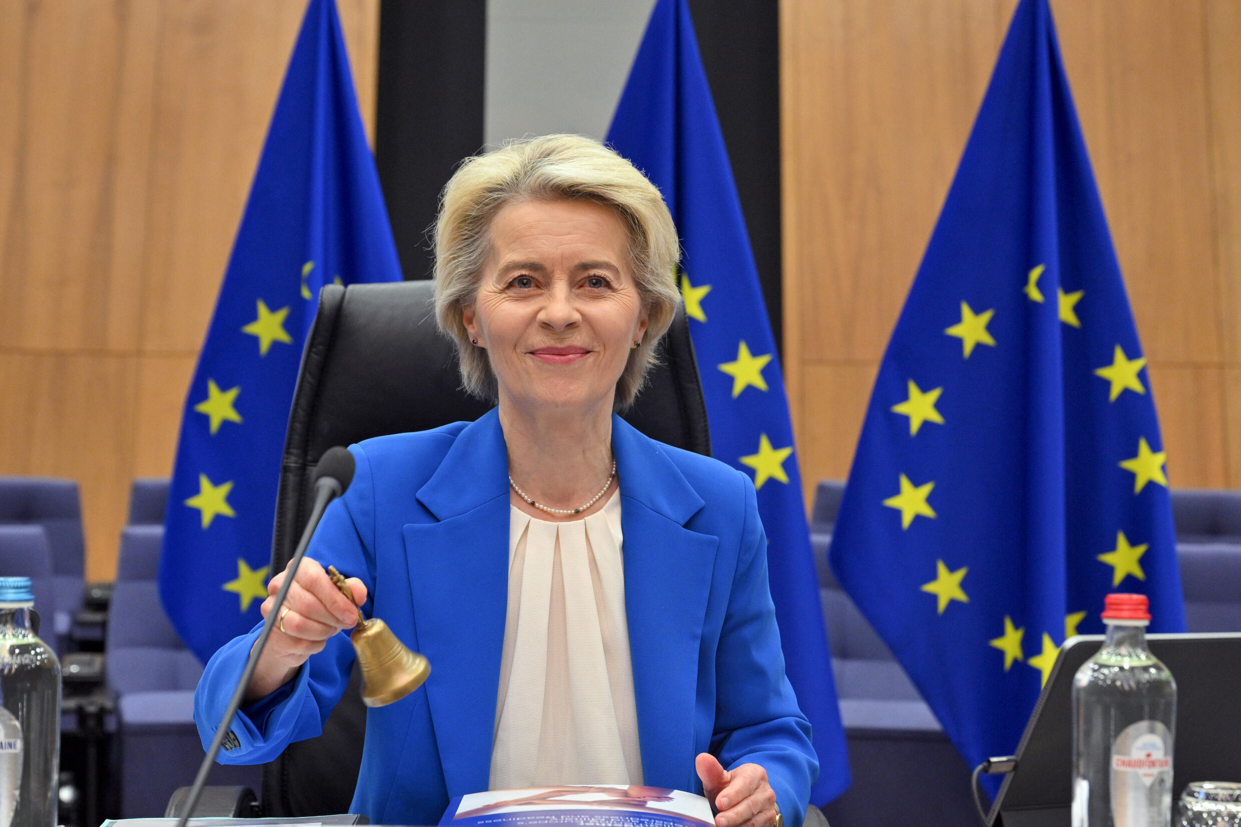 La présidente de la Commission européenne Ursula von der Leyen à Bruxelles, le 4 décembre 2024.