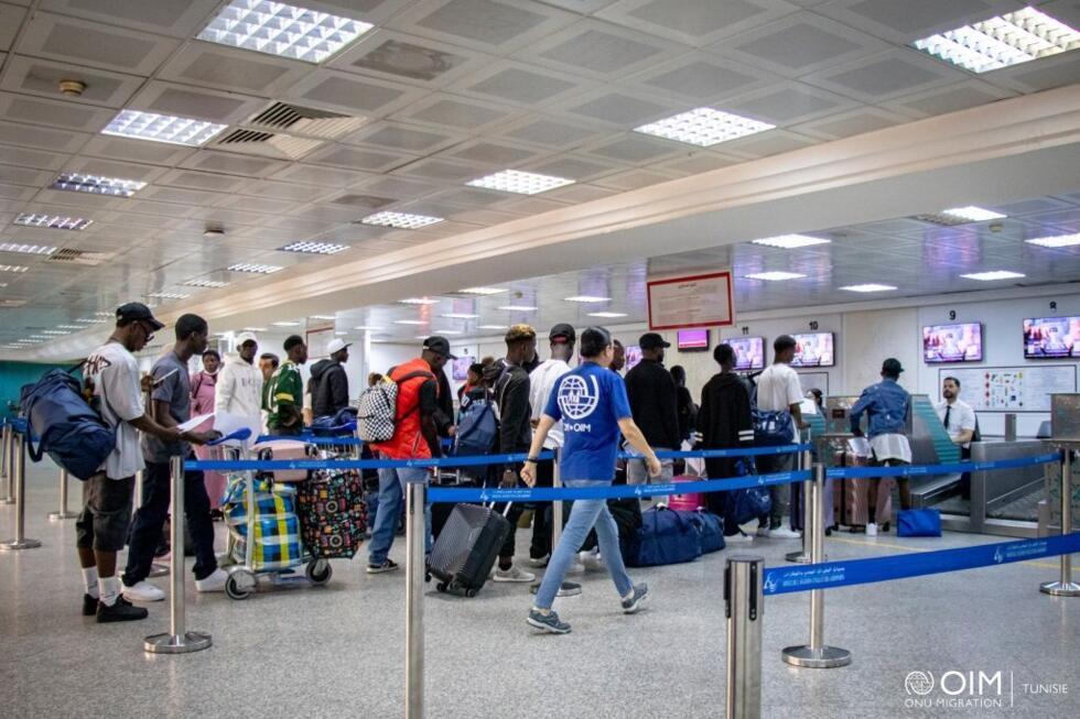 Un "retour volontaire" de la Tunisie vers la Gambie et la Guinée, les 27 et 29 mai 2025. Crédit: page facebook OIM Tunisie