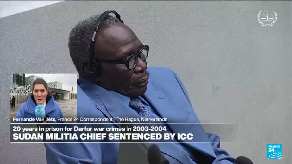 المحكمة الجنائية الدولية تحكم على زعيم ميليشيا سودانية بالسجن 20 عاما بتهمة ارتكاب جرائم حرب في دارفور في الفترة 2003-2004