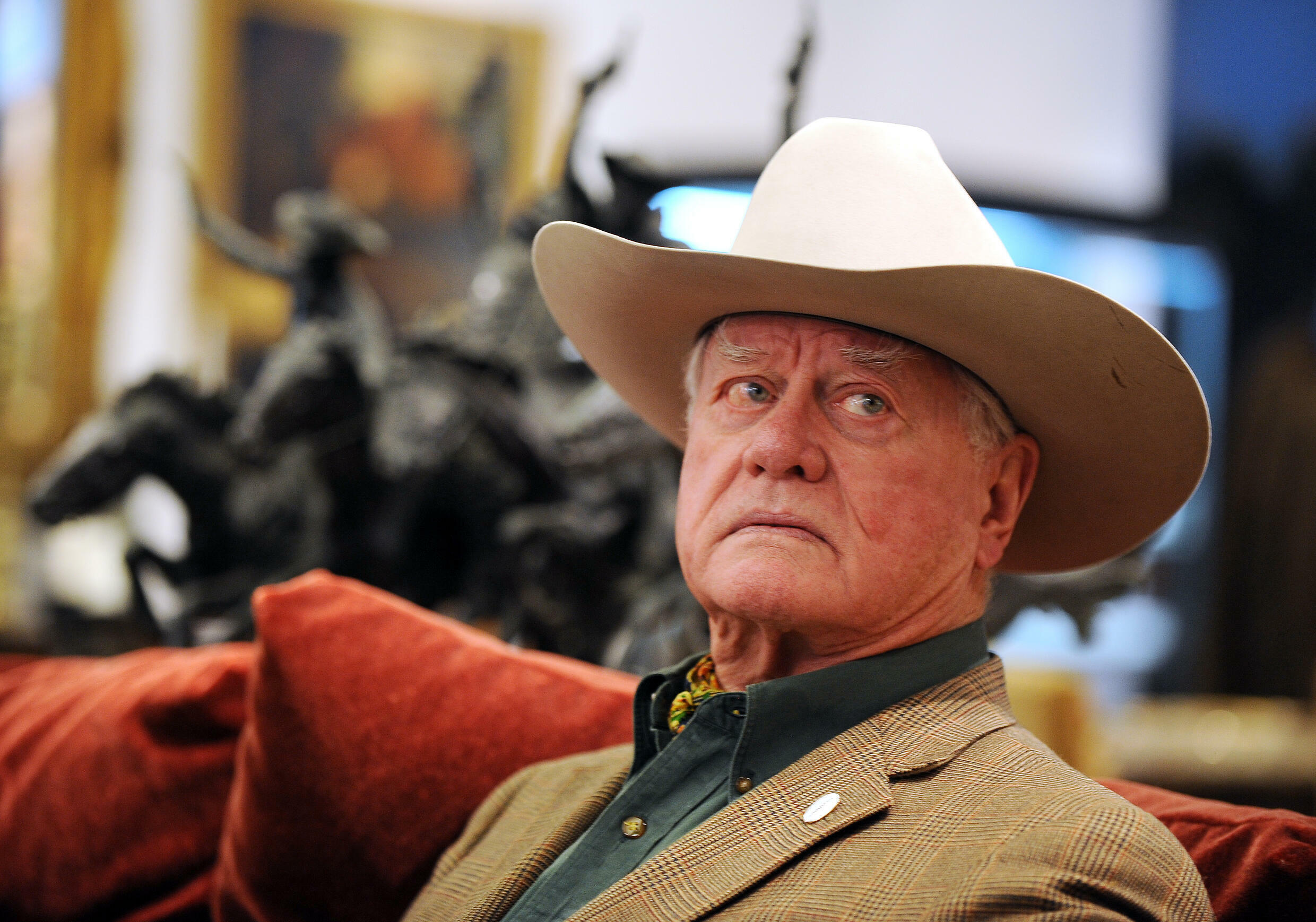 Actor Larry Hagman, who portrayed JR Ewing on the show "Dallas"photographed on May 24, 2011 in Beverly Hills