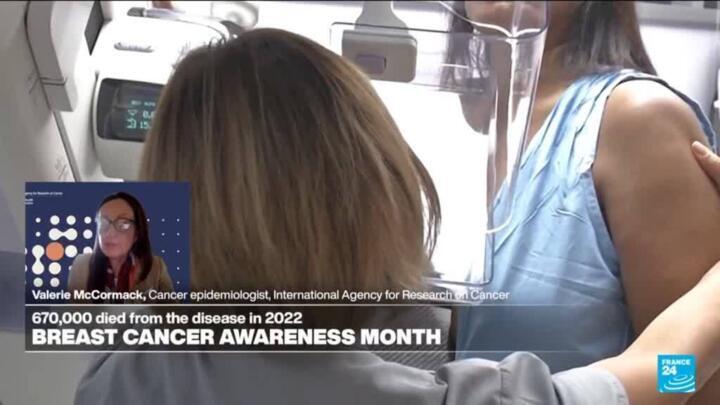 "Octobre Rose", the French name for Breast Cancer Awareness Month