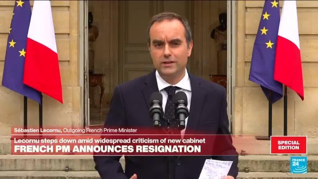 France's outgoing PM: "Political parties are behaving as if they have a majority in Parliament"
