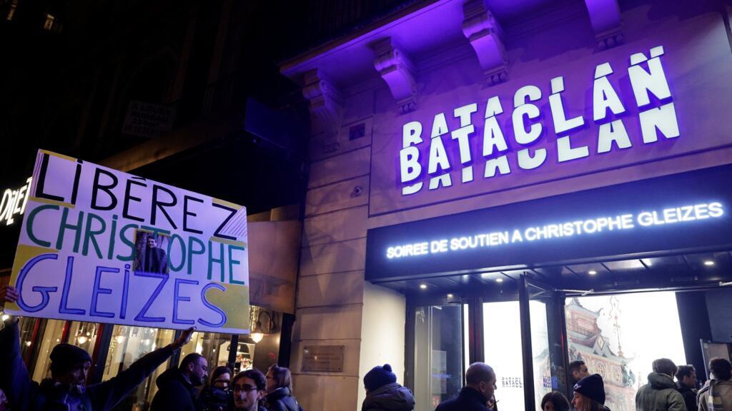 La journée de mobilisation pour Christophe Gleizes se termine en musique au Bataclan