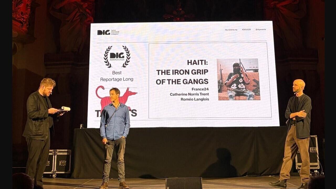 FRANCE 24 wins DIG Award for 'Haiti: The Iron Grip of the Gangs' documentary