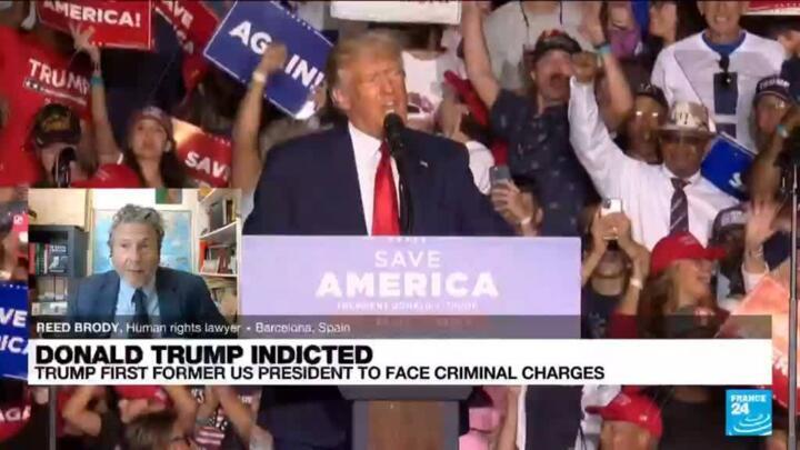 'This is historic, it's the first time that a former US president has been indicted for anything'