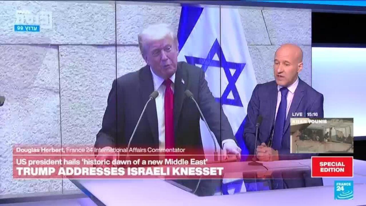 In a ‘wishful thinking’ address, Donald Trump hails ‘historic dawn of a new Middle East’