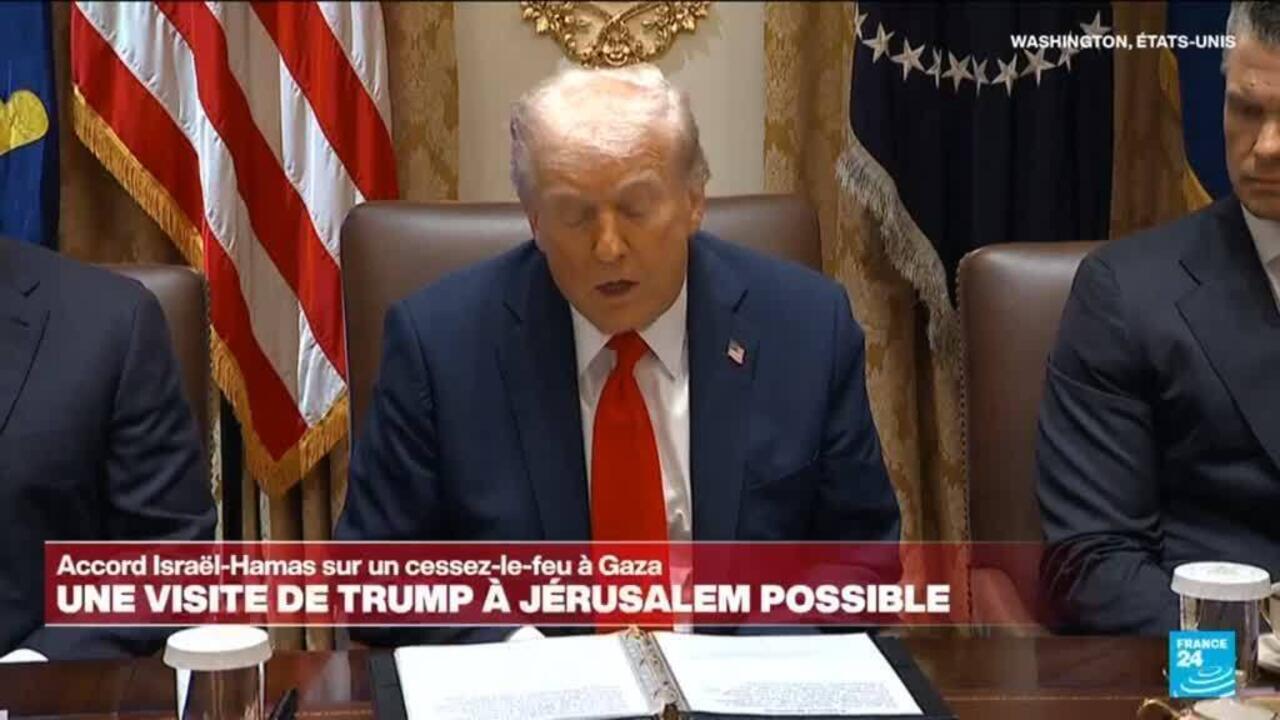 REPLAY - "C'est historique" : Donald Trump s’exprime sur l'accord d’un cessez-le-feu à Gaza