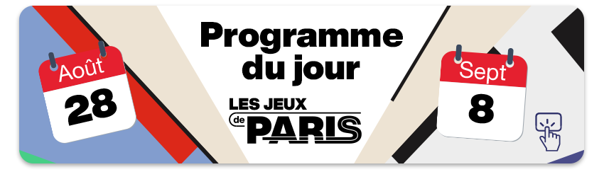 Découvrez le programme des épreuves du jour des Jeux paralympiques de Paris 2024.