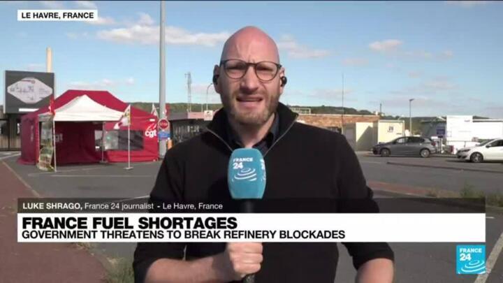 French union rejects wage talk 'blackmail' as refinery strikes grind on