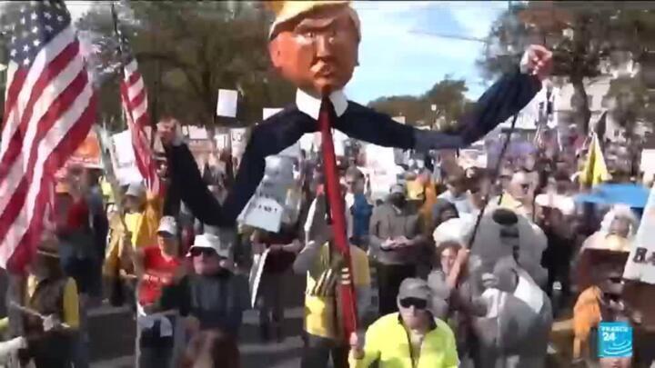 Protesters sweep all 50 states in 'No Kings' rallies against Trump's policies