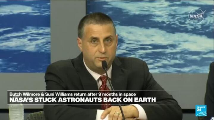 NASA holds press conference after return of stranded astronauts