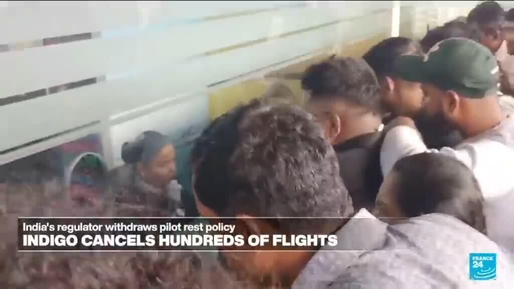 IndiGo's third day of mass cancellations throws Indian airports into disarray