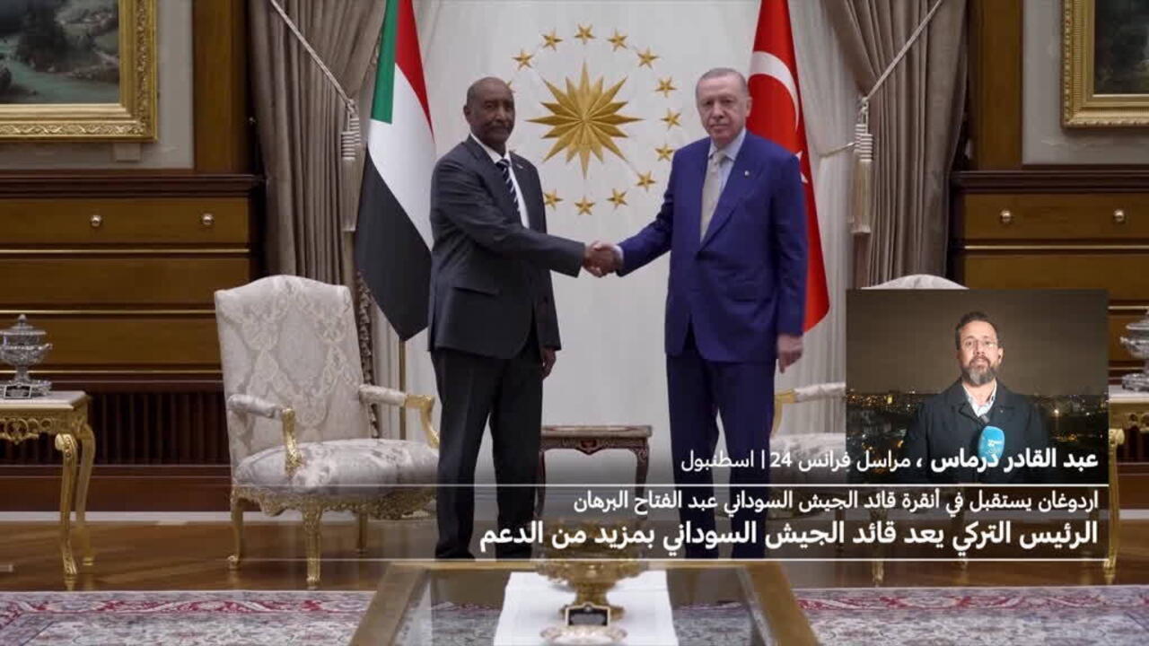 أردوغان يعد قائد الجيش السوداني بمزيد من الدعم