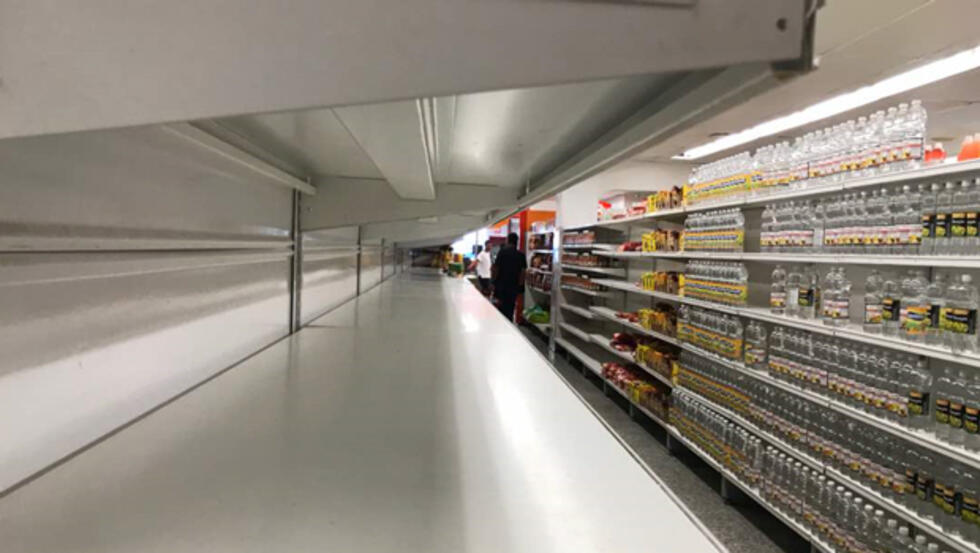Imagen de archivo. Supermercado desabastecido en Venezuela a inicios de 2018.