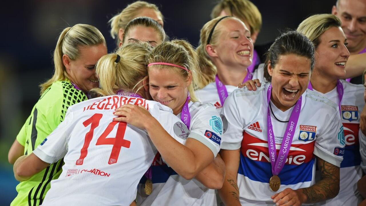 Ligue des champions féminine quatrième sacre pour l'Olympique lyonnais Ligue des champions féminine quatrième sacre pour l'Olympique lyonnais
