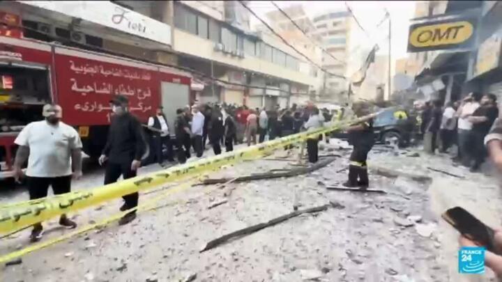 Airstrike in Beirut targets Hezbollah leader, kills civilians