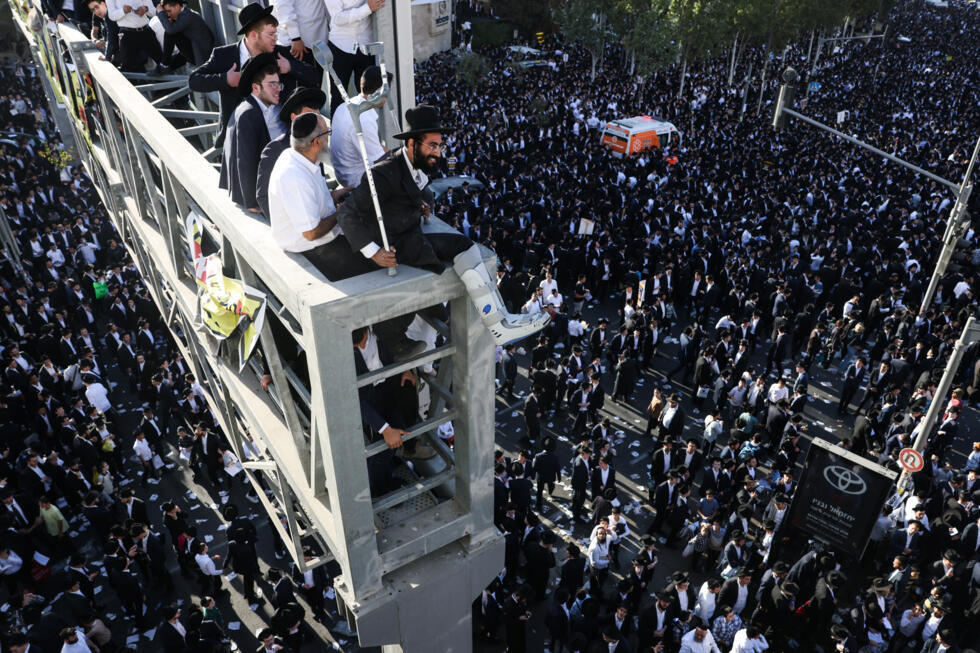 Ultra-Orthodox opposition to mandatory military service proposals sparked a mass rally in Jerusalem in October.