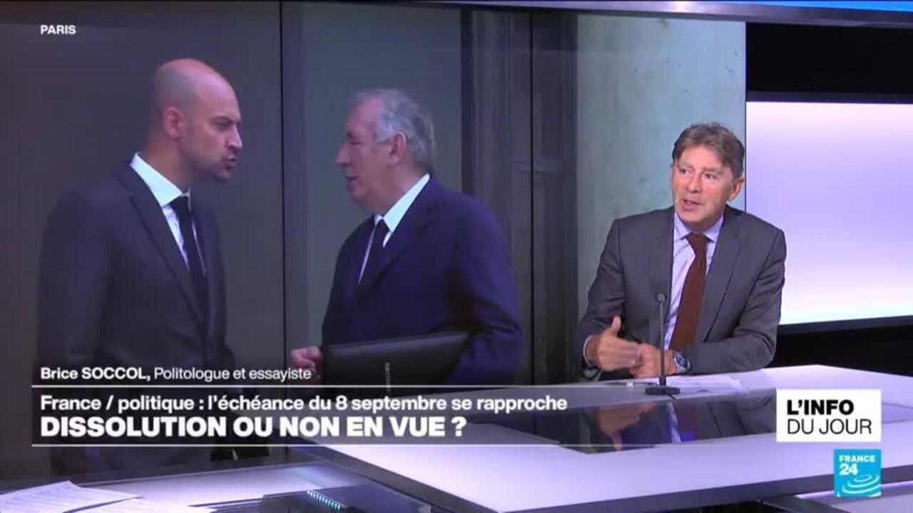 Politique française : l'échéance du 8 septembre se rapproche