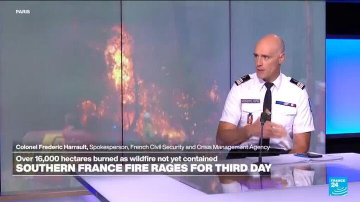 'Wildfires in south of France becoming more widespread, challenging to manage over past 10-15 years'