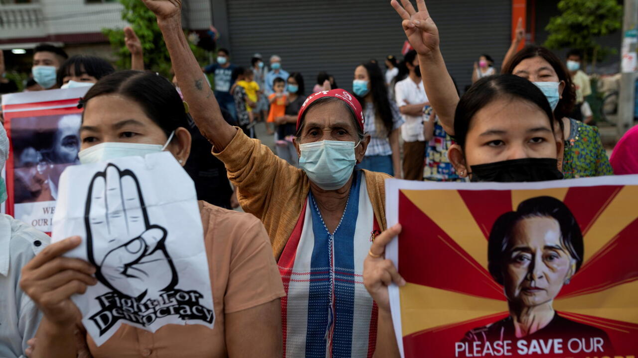 Myanmar protesters call for more rallies to 'take down the dictators'