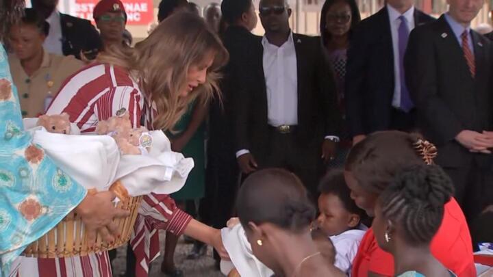 Melania Trump kicks off Africa tour in Ghana 