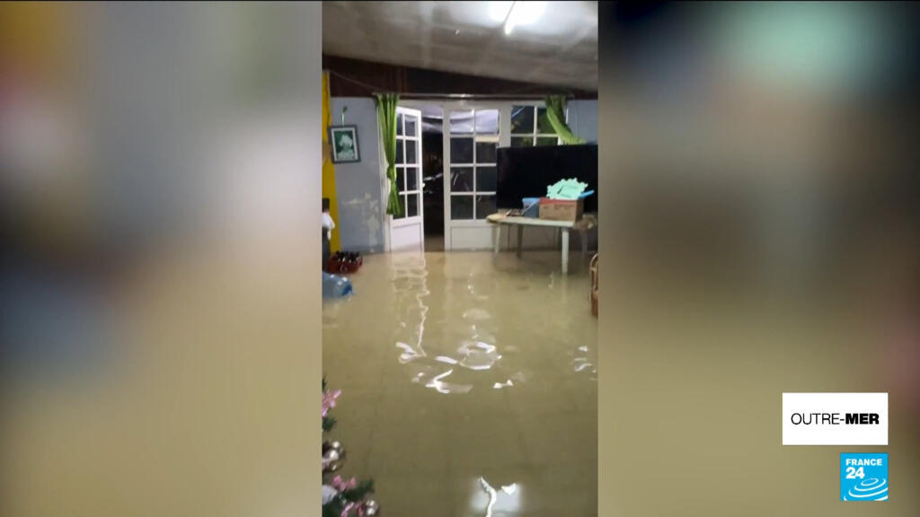 Intempéries à Tahiti : des maisons inondées, des routes transformées en torrent