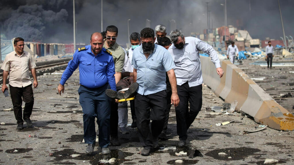 Sube a 40 la cifra de muertos y a 1.000 la de heridos tras masiva explosión en un puerto de Irán - France 24