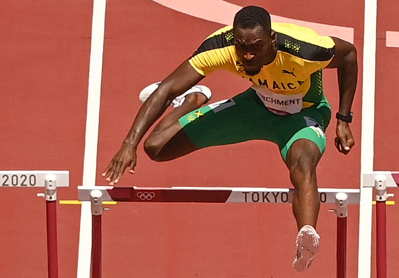 Parchment outguns Holloway to win men's Olympic 110m hurdles gold