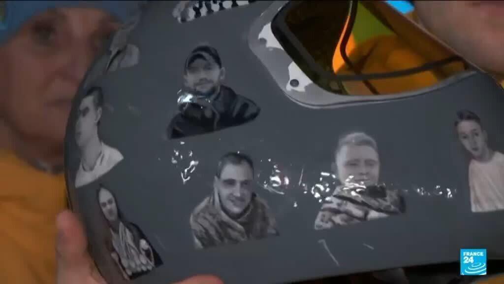 Avec son "casque mémoriel", l'athlète ukrainien Heraskevychi défie le Comité International Olympique