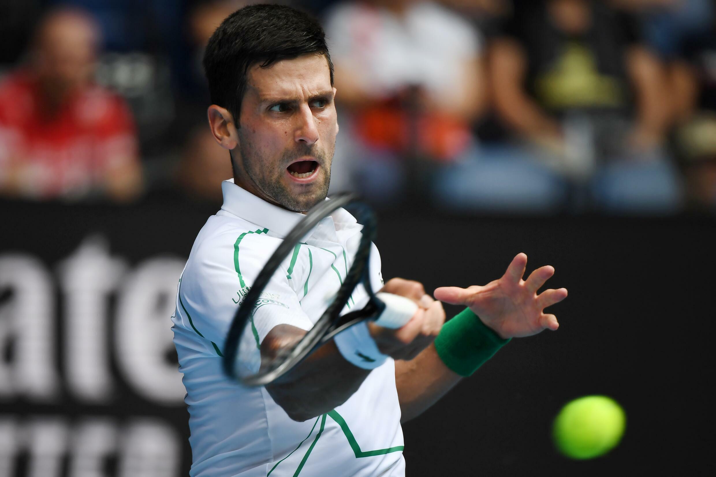 The 34-year-old Serbian tennis player is still hoping to defend his Australian Open title and thus reach 21 major slams.