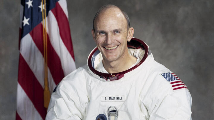 An archive photo of NASA astronaut Thomas Mattingly, who passed away October 31 2023.