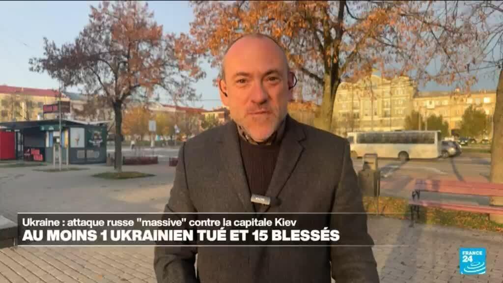 Ukraine : un mort, 15 blessés dans une vaste attaque russe sur Kiev