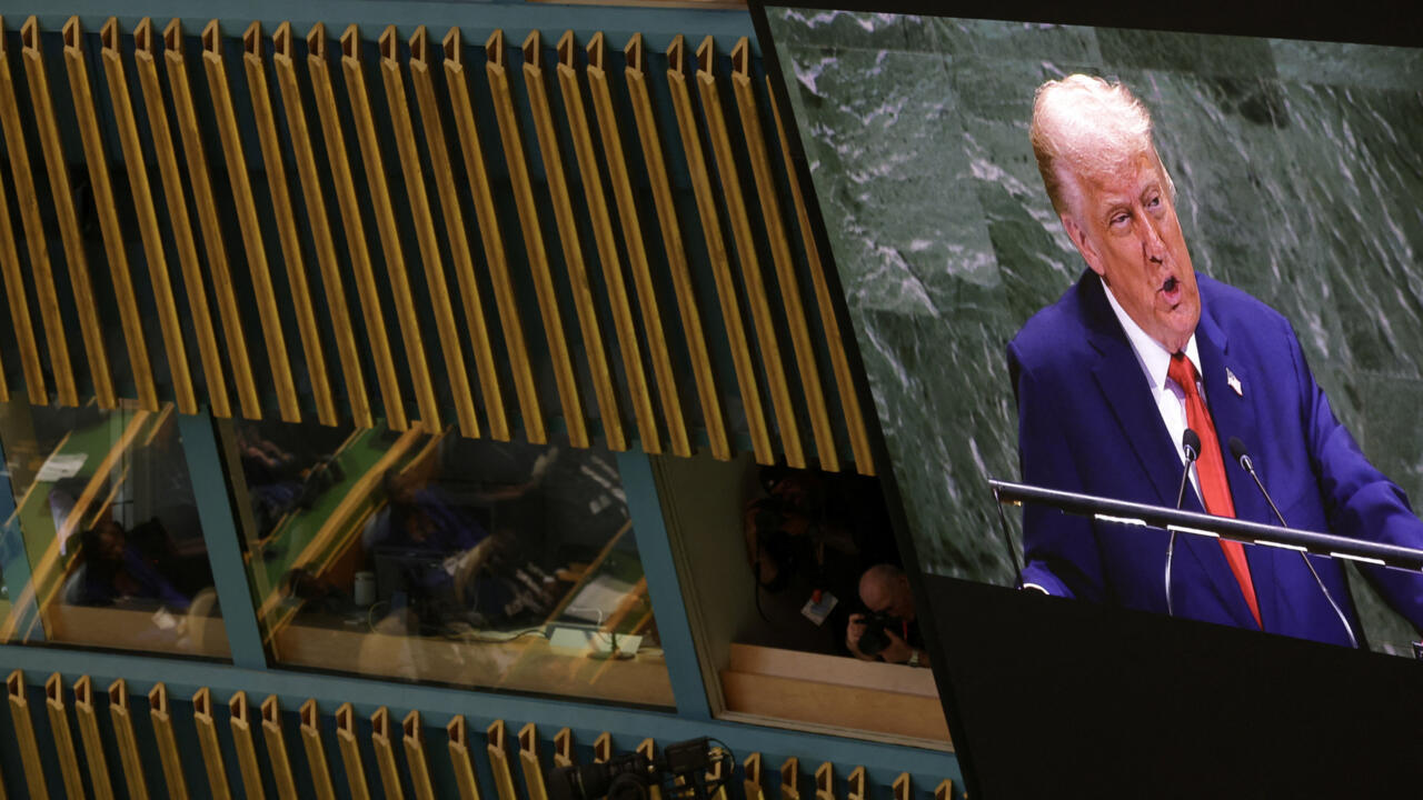 "Récompense au Hamas", "arnaque du changement climatique" : le discours acerbe de Trump à l'ONU