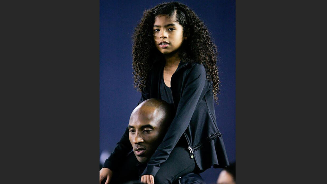 NBA numbers 2 and 24 of Gianna and Kobe Bryant in the spotlight at the