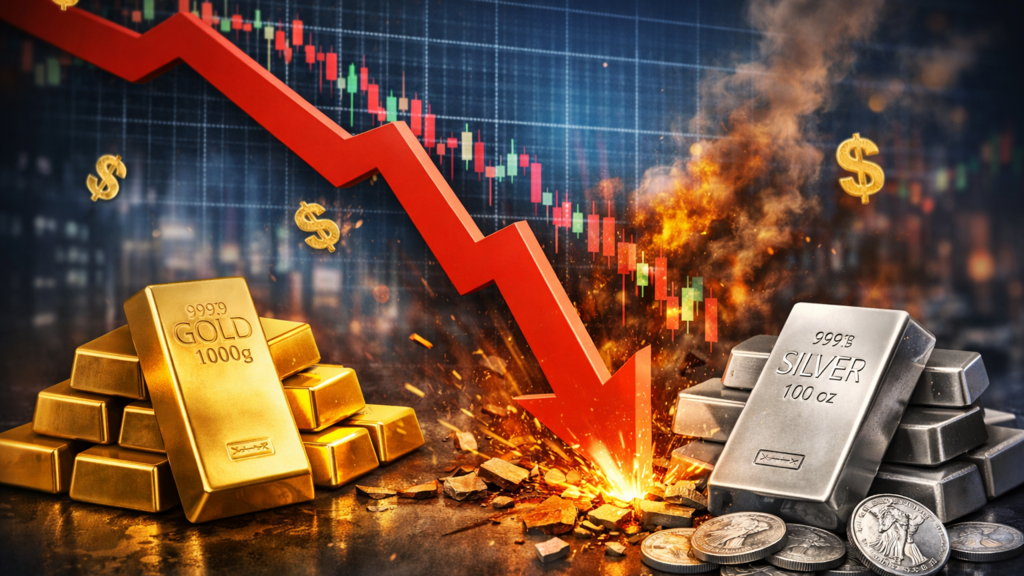 Les métaux précieux perdent de leur éclat : pourquoi les cours de l'or et de l'argent s'effondrent