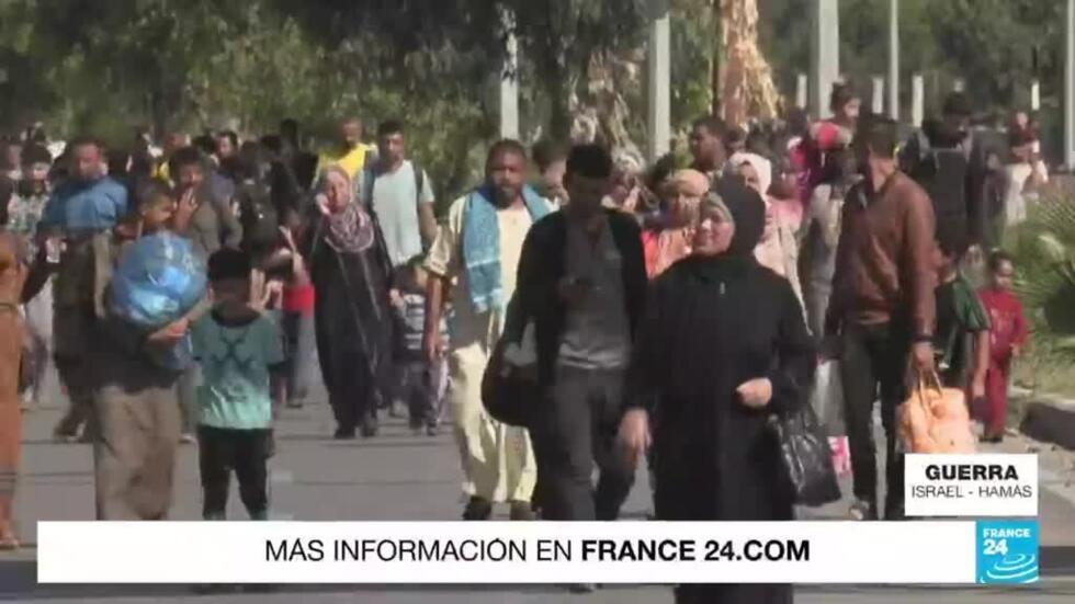 Habitantes de la Ciudad de Gaza abandonan su hogar tras ultimátum