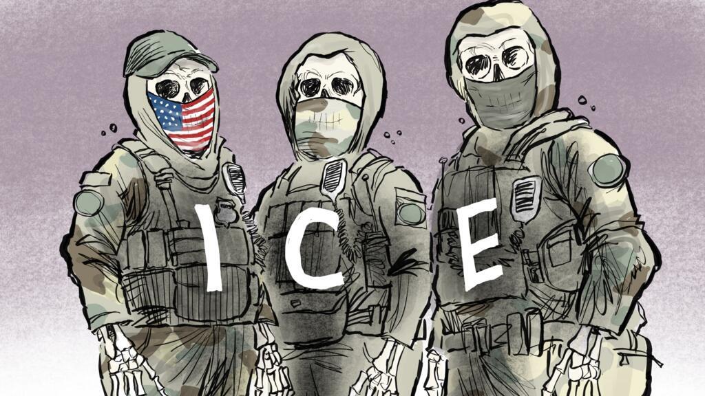 L'actu en dessin : les agents de l'ICE sèment la mort aux États-Unis