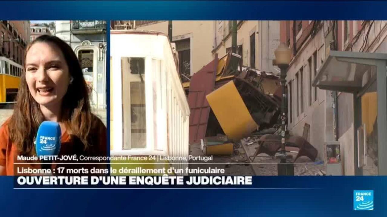 Accident de funiculaire à Lisbonne: le bilan porté à 17 morts et 21 blessés