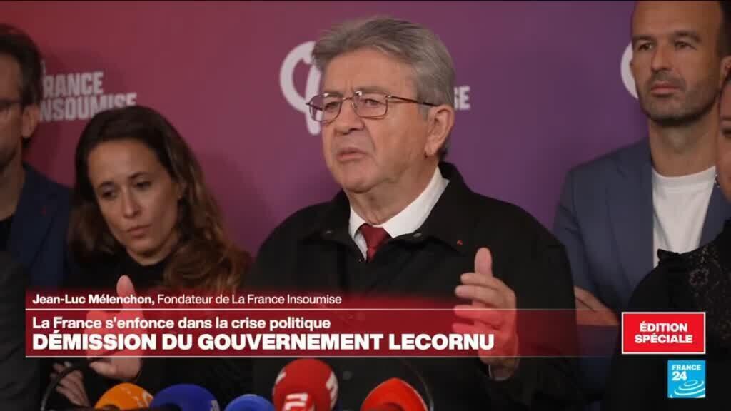 Démission de Lecornu : LFI demande 