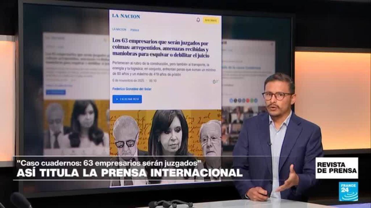«Causa cuadernos: arranca el juicio contra Cristina Kirchner y exfuncionarios»: ‘Clarin’