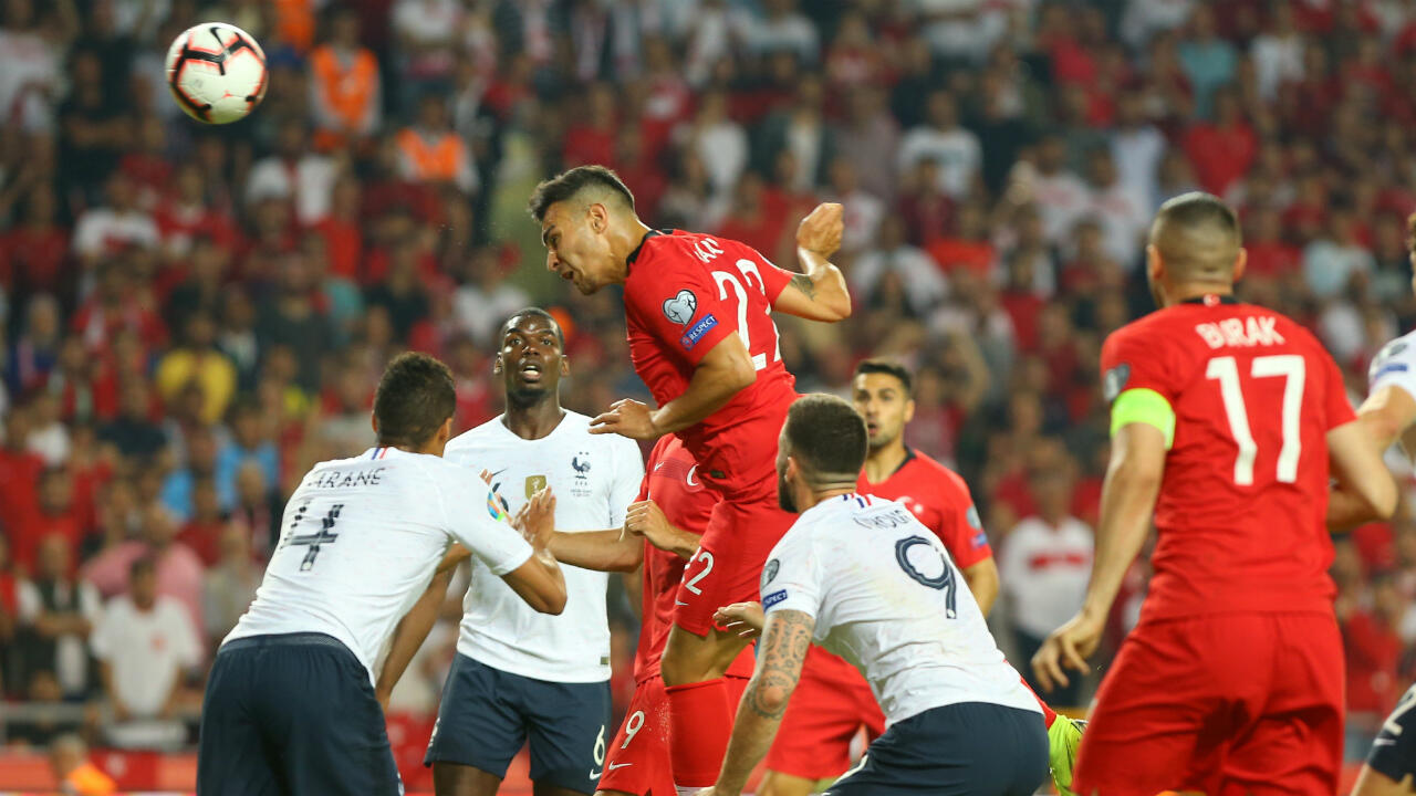 Football Turkey upset world champs France with a 20 home win