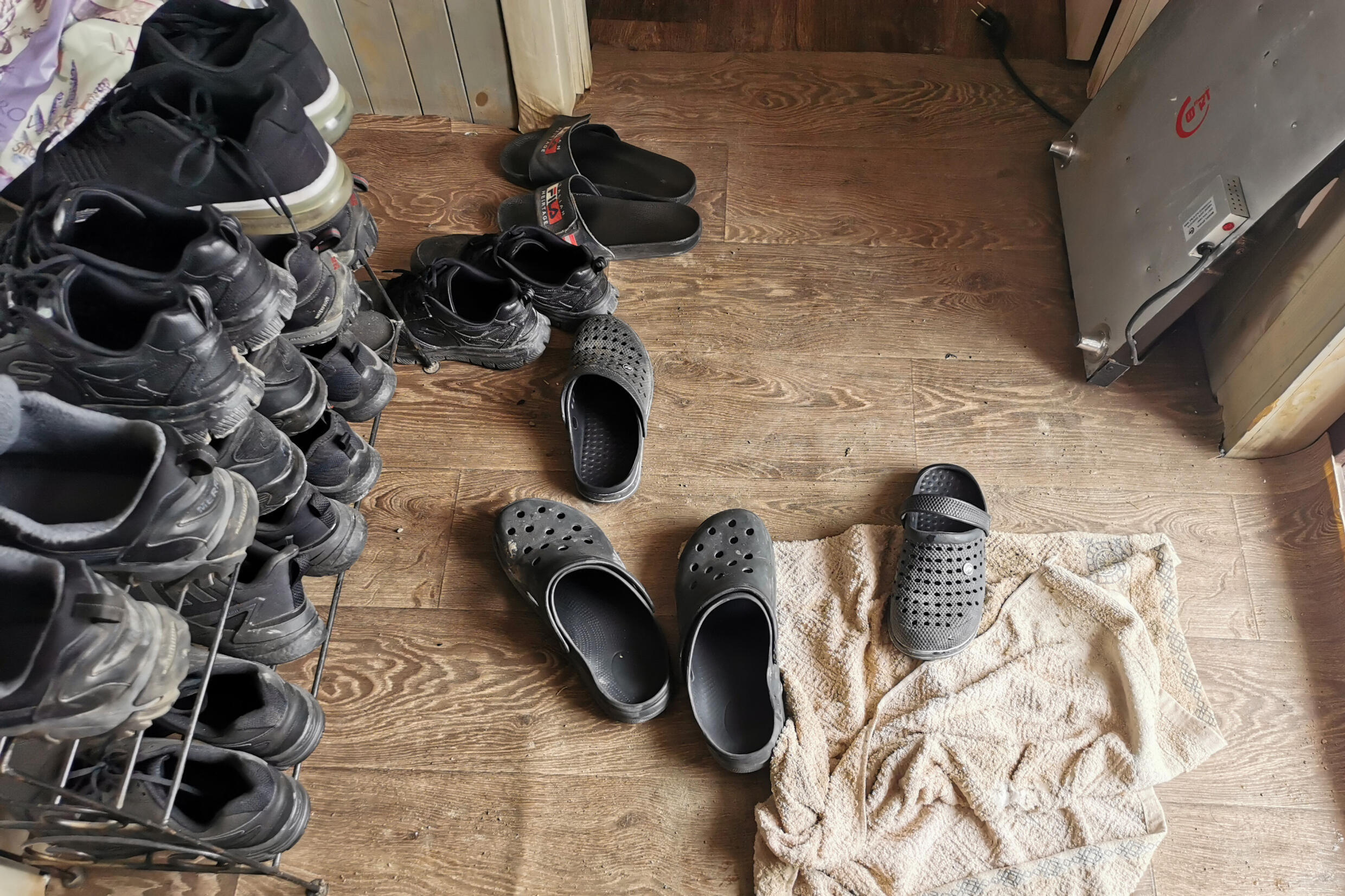 The remaining members of the community have maintained their routines while preparing for the conflict to reach them