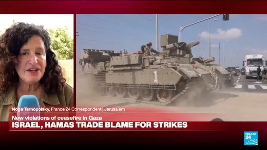 Israel and Hamas accuse each other of breaching Gaza truce amid strikes