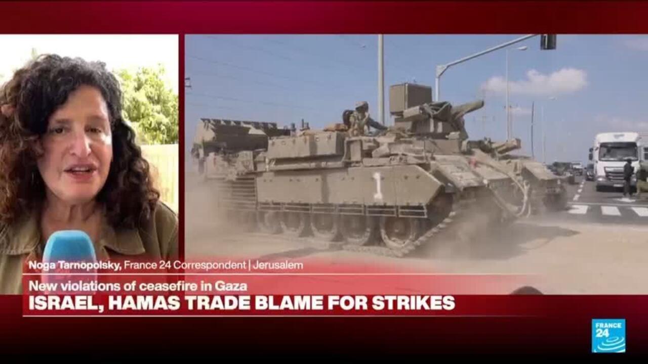 Israel and Hamas accuse each other of breaching Gaza truce amid strikes