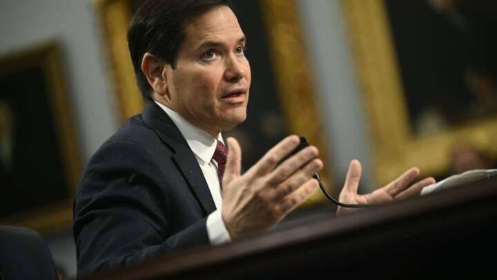U.S. Secretary of State Marco Rubio during a hearing on Capitol Hill in Washington, D.C., May 21, 2025.