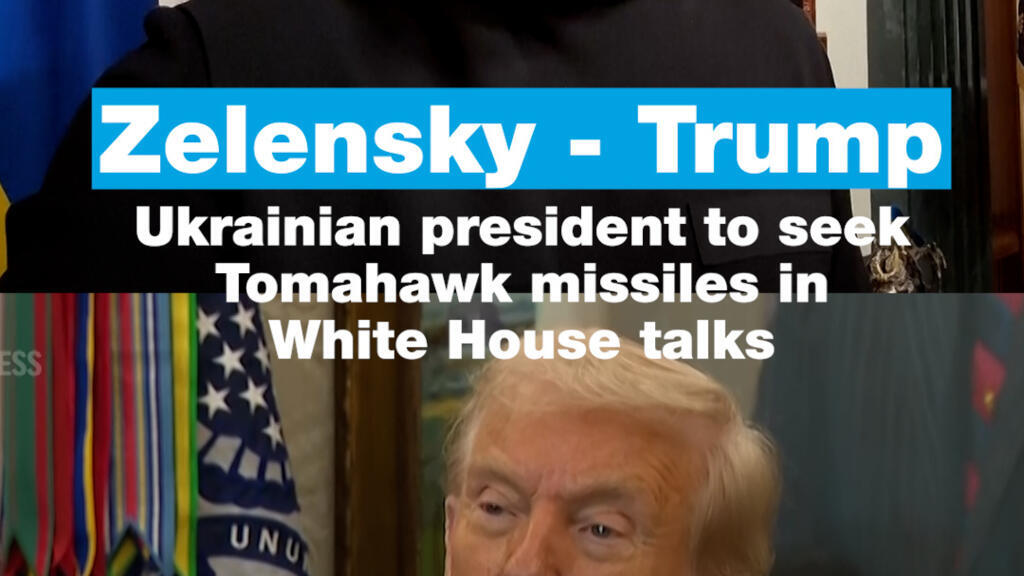 Trump - Zelensky: Ukrainian president to seek Tomhawk missiles in White House talks