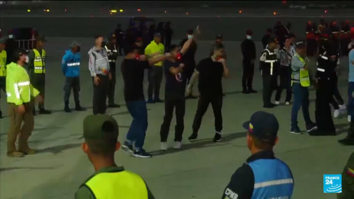 Venezuelan migrants detained in the US returned to Caracas after prisoner swap