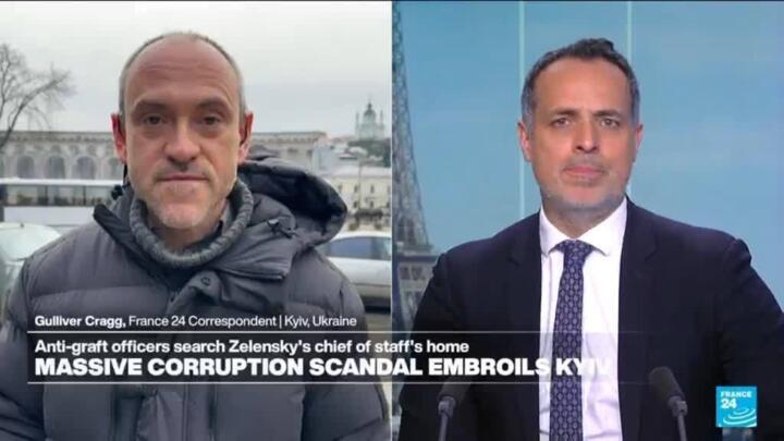 Anti-graft officers search Zelensky's chief of staff's home