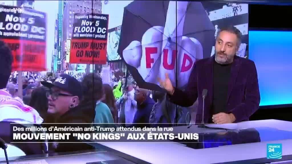 Mouvement "No Kings" aux États-Unis : des millions d'Américains anti-Trump attendus dans la rue