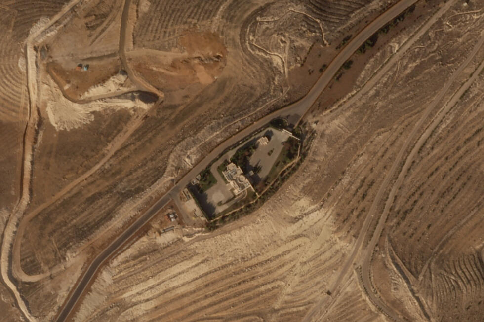 Photo satellite de la Quatrième divison de Maher al-Assad à la lisière de Damas, délivrée par Planet Labs PBC et datée du 25 janvier 2025